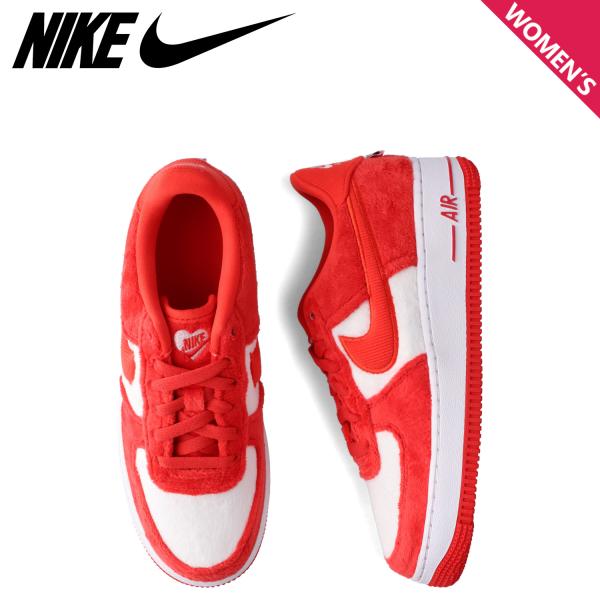 NIKE ナイキ エアフォース1 GS スニーカー レディース AIR FORCE 1 GS VALENTINES DAY レッド FZ3552-612