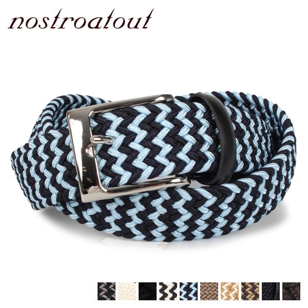 nostroatout ノストロアテユー　レザー　メッシュベルト　95 ノストロアテュー｜メッシュベルト｜日本製｜NAB-00914-001｜クロ