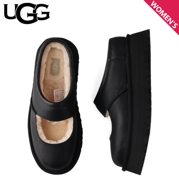 新品 24cm■UGG アンスレー ブラック モカシン US7 正規品 メリー様専用 UGG アンスレー ブラック 24cm UGG ブラック モカシン