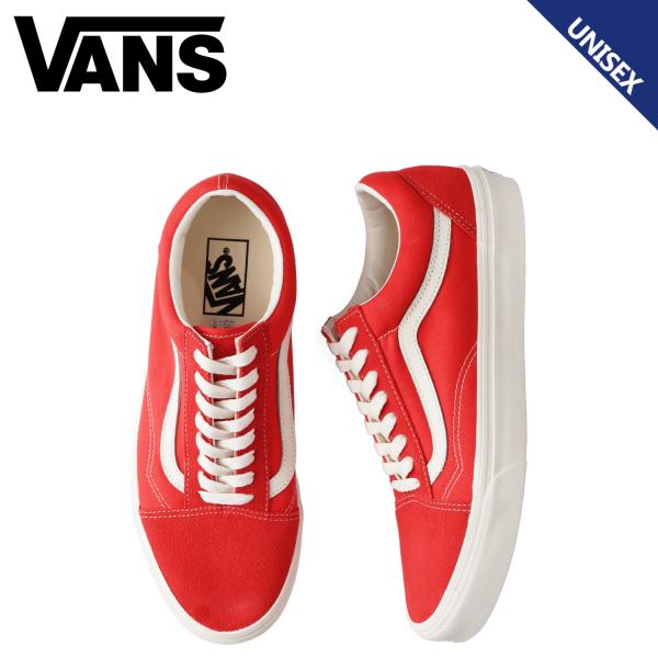 ヴァンズ VANS オールドスクール スニーカー メンズ レディース バンズ OLD SKOOL レッド VN000EDYH2D