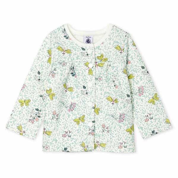 Petit Bateau プチバトー カーディガン クルーネック 女の子 2歳 長袖 春 蝶 花柄 白 ホワイト 24m Petit001 S Lab 通販 Yahoo ショッピング