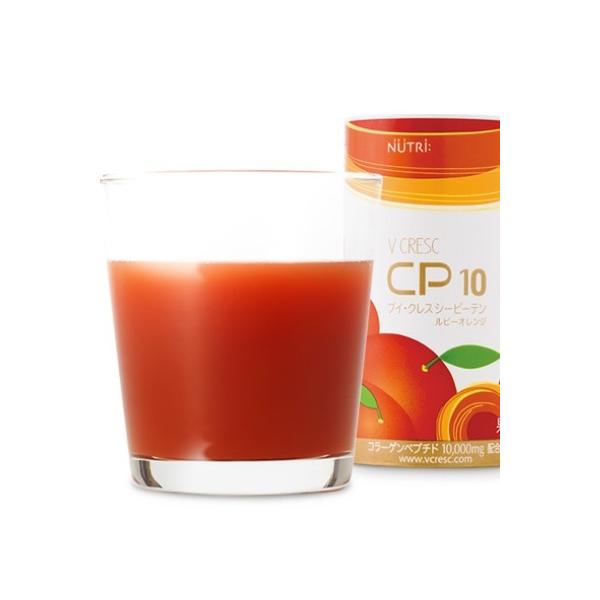 ■ブイ・クレスCP10(シーピーテン)ルビーオレンジ 12種類のビタミンと鉄、亜鉛などのミネラルを配合し、積極的な栄養管理をサポートします。コラーゲンペプチド10,000mg、コエンザイムQ10を配合しています。毎日続けて飲める、さわやかな...
