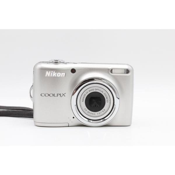 美品】NIKON ニコン デジタルカメラCOOLPIX L23 シルバー L23SL 1000万