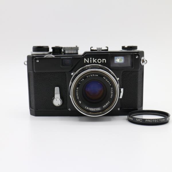 <<保護フィルター付き！！>>【良品】NIKON ニコン S3 ブラック 復刻 W-NIKKOR-C F1.8 35mm Sマウント レンジファインダー #LE20275332