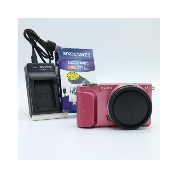＜＜新品充電器付き！！＞＞【並品】SONY ソニー Alpha NEX-3N Pink ピンク ミラーレス デジタルカメラ #LE2028032