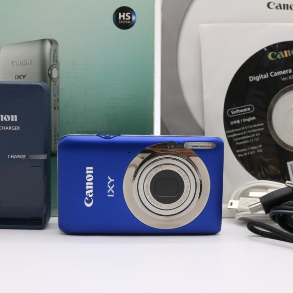 Canon IXY 210F ブルー 動作確認済み 完品 良品 化粧箱付き！！＞＞【良品】CANON キヤノン デジタルカメラ IXY 210F