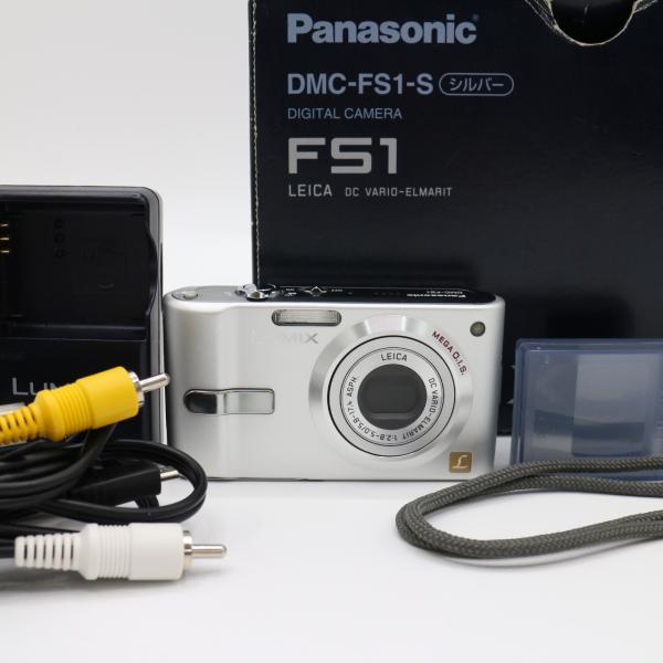 【良品】PANASONIC パナソニック LUMIX DMC-FS1 シルバー コンパクトデジタルカメラ コンデジ #LE2029432