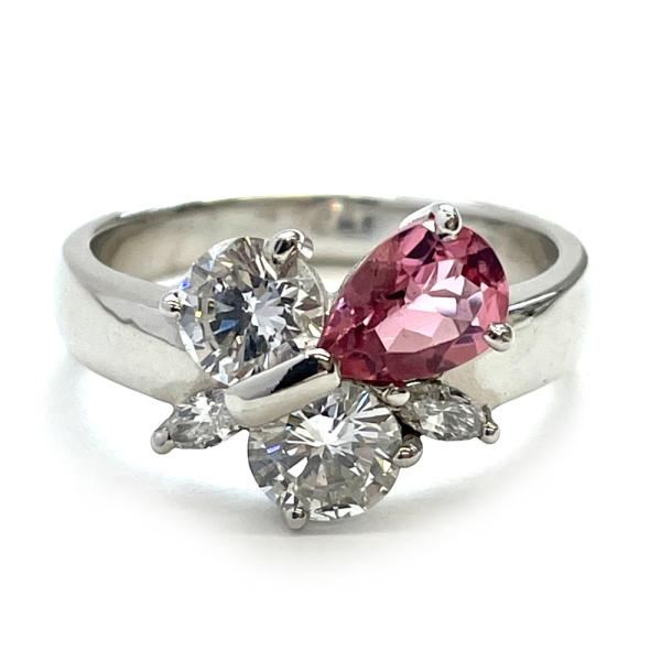 Pt900 ピンクトルマリン2.97ct ダイヤモンド0.51ct リング Pt900 ピンクトルマリン2.97ct ダイヤモンド0.51ct リング - メルカリ