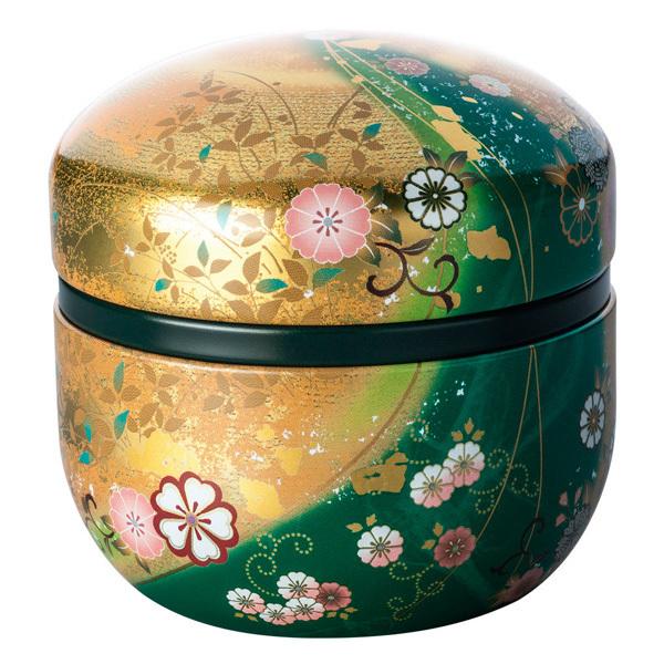 ギフト包装不可名称  茶筒内容量 80ｇ用サイズ  φ86mm×高さ84mm 材質 ブリキ缶（印刷缶）販売者 杉山園茶舗