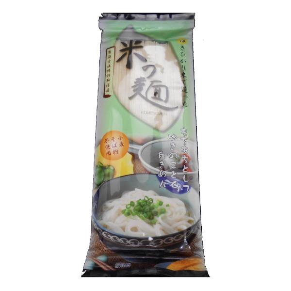 ゆきひかり米とタピオカ澱粉（加工でんぷん）だけで造った独特な食感と風味の乾麺です。和風、アジア風などお好みのスープに併せてお召し上がりいただけます。もちもちとした食感とお米の風味がしっかりと口の中に広がります。そば、小麦アレルギーの代替食品...