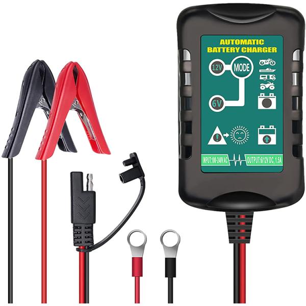 バッテリー充電器 バイク 自動車用 6V/1.5Aと12V/1.5A対応 短絡保護 逆接続保護 スパーク防止 外部温度検知 電子日本語説明書付 : dm0002 : スゴイストア - 通販 - Yahoo!ショッピング バッテリー充電器 バイク 自動車用 6V/1.5Aと12V/1.5A対応 短絡保護 逆接続保護 スパーク防止 外部温度検知 電子日本語説明書付 : dm0002 : スゴイストア - 通販 - Yahoo!ショッピング