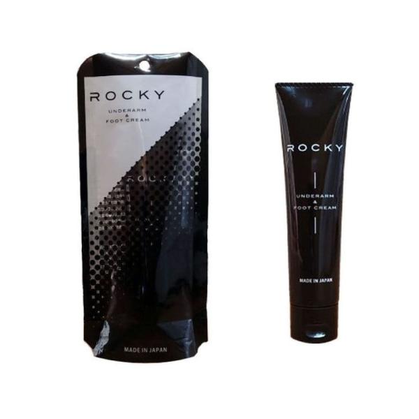 商品名  ROCKY 足デオドラントクリーム ×3セット朝塗って２４hさらさら持続、臭い菌を絶つ！！