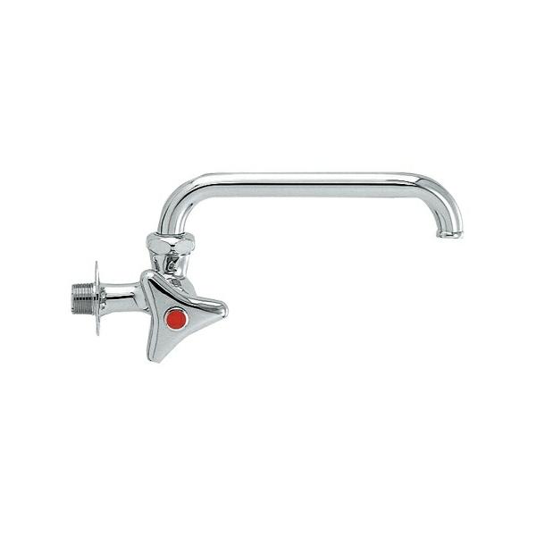 水道 蛇口 単水栓 キッチン水栓 壁付け 横型自在水栓 シングルレバー ハンドa 横ハンドル自在水栓 INAX(LIXIL) 【通販モノタロウ】