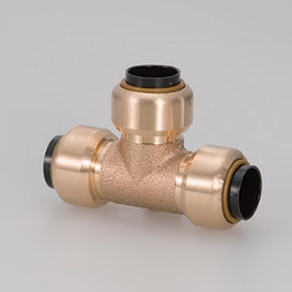 テクタッチ TF チーズソケット 22.23x22.23 T 銅管 継手 差し込むだけ