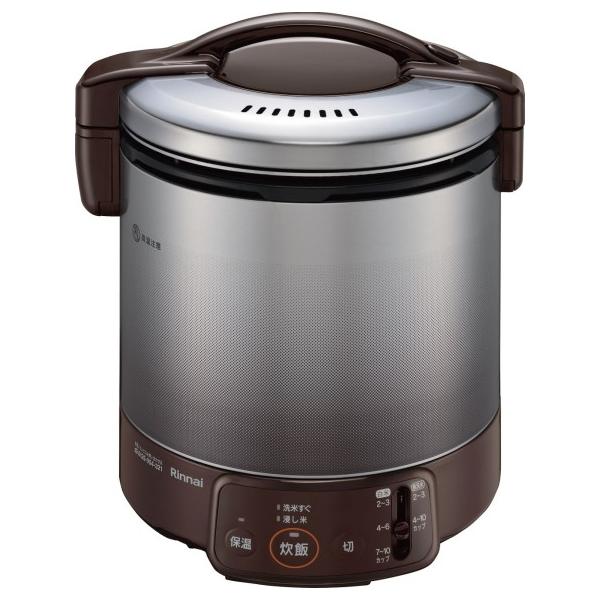 ガス炊飯器⭐︎リンナイRR-100VQ⭐︎美品 リンナイ 家庭用ガス炊飯器 1升炊 ジャー付 RR-100VQ(DB) : ガス