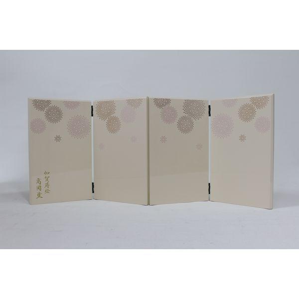 ひな人形 ひな道具 単品 部品 売り きよら 二曲一双屏風 バニラ 花萌え