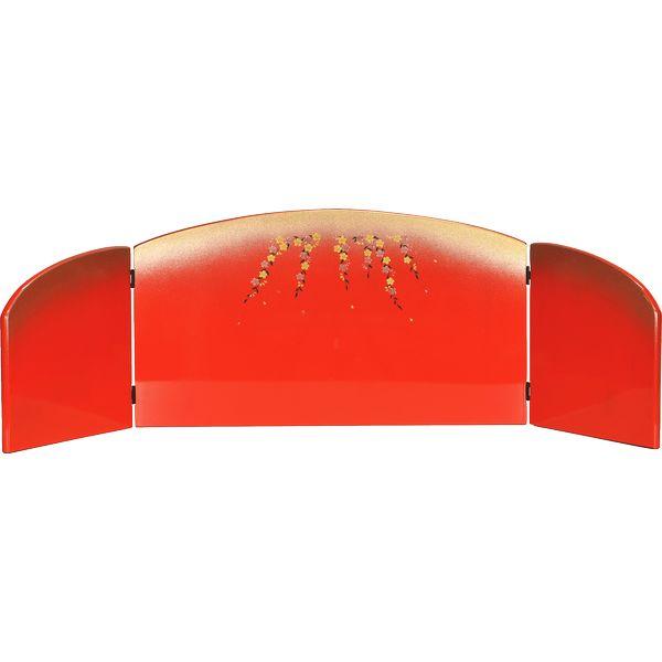 屏風 10号三曲 爛漫 高さ30cm ×中幅54cm ×袖幅25cm 160673 : 高田卸方