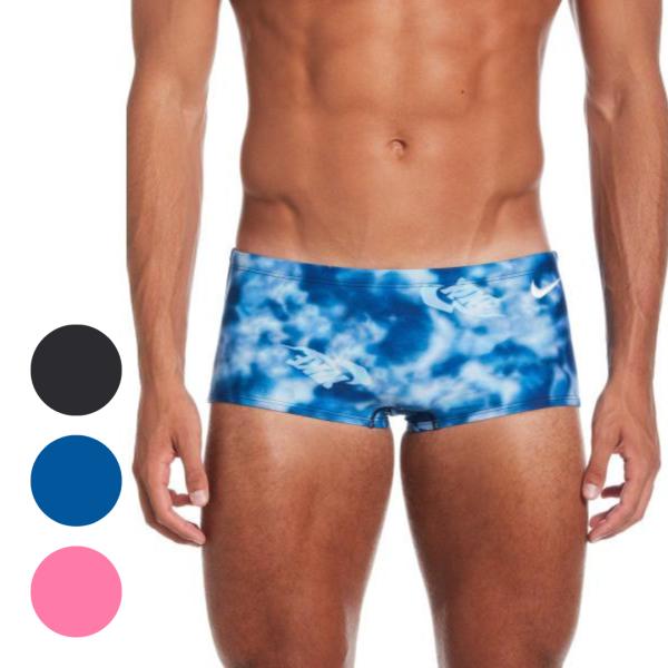ナイキ 競泳水着 メンズ 練習用 NIKE トレーニング水着 プリントスクエアレッグブリーフ ショートレッグ NESSF023-N006