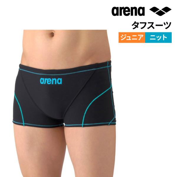 アリーナ arena 競泳水着 練習用 トレーニング水着 TOUGHSUIT タフスーツ ジュニア 男子ボーイズ  ショートレッグ AS6SWM04B
