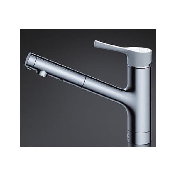 TOTO シングルレバー水栓 TKS05306JA（エコシングル水栓） : 水彩