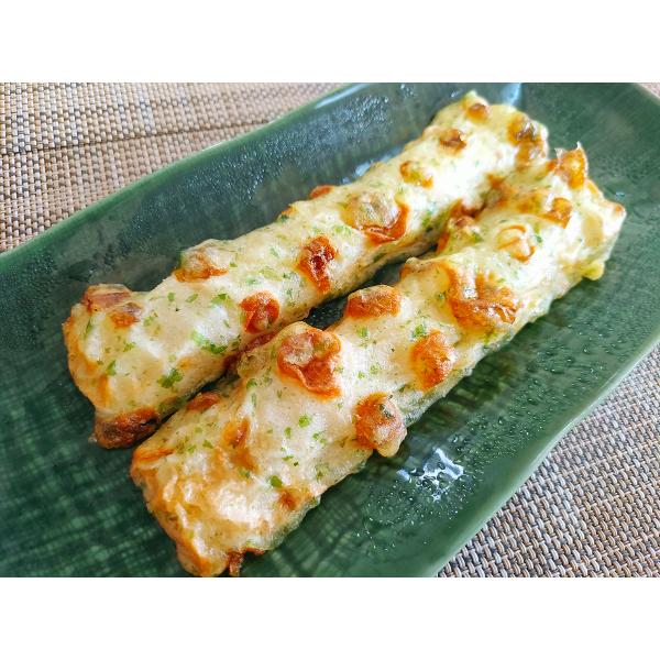 ちくわ磯辺揚げ 1/2カット 10本×10袋 ちくわ チクワ 竹輪 磯辺揚げ 焼きちくわ 焼ちくわ 練物 練り物 すり身 練り製品 【水産フーズ】