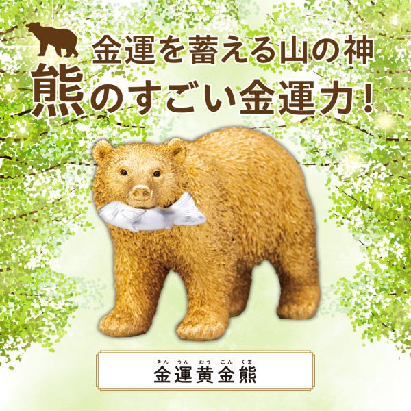 金運黄金熊】開運 縁起物 くま 置物 金 インテリア : 水晶院shop