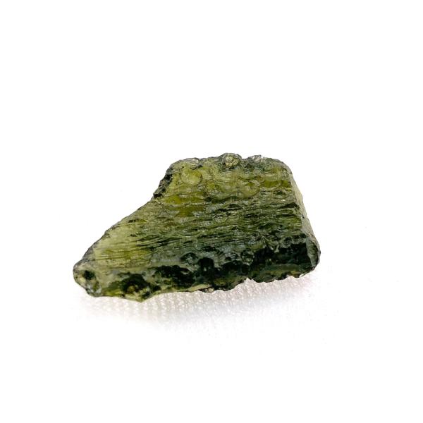 【一点もの】モルダバイト(24.766カラット) 原石 鑑別書付き moldavite 稀石 チェコ 天然石