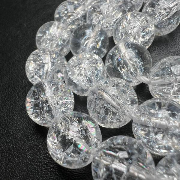 1連 40cm  49-50粒ブレスレットを2本作れます。天然による結晶や割れ目があり場合があります。天然石穴サイズ:0.8mm 結晶、破裂のような模様、凹みのようなものがありますのでご理解の上、購入お願いします。玉サイズに関しては±約0、...