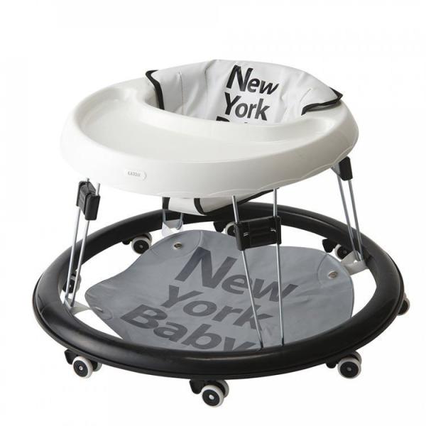 歩行器 ベビー用セーフティグッズ かわいい おしゃれ シンプル 軽量 カトージ ベビーウォーカー Newyork Baby ホワイト 0 カトージ D すくすくスマイル 通販 Yahoo ショッピング
