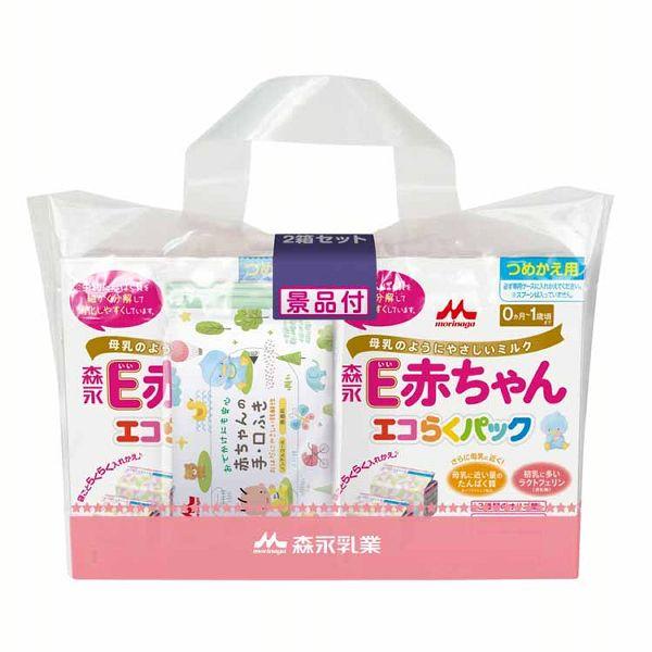 森永乳業 粉ミルク e赤ちゃん ミルク エコらくパック 詰め替え用