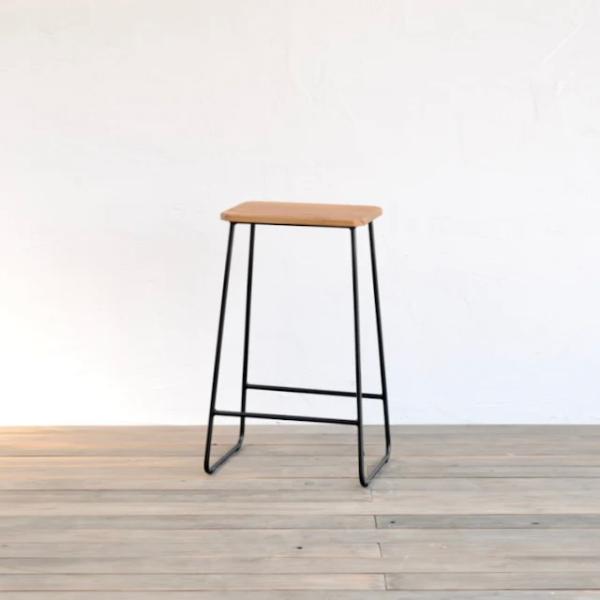 hikari/光製作所｜スツール｜ウッドシート｜スチールベース｜ヴィンテージ｜② hikari/光製作所｜スツール｜ウッドシート｜スチールベース