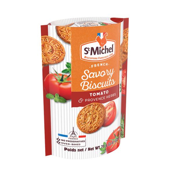 【St.Michel】サンミッシェル　オツマミビスケット　トマトハーブ 70g　(332000053)★送料￥1,100-申し受けます