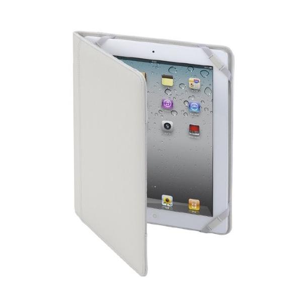 タブレットケース カバー iPad iPad 第3世代 3rd iPad 2 MacGizmo ホワイト 白 合成皮革 PU レザー レザーケース White iCross MG-ICIP2-WT