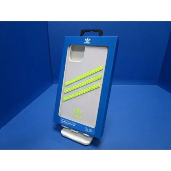 adidas アディダス adidas Originals  iPhone 11 Pro Max ケース カバー スマホケース  耐衝撃  SAMBA サンバ パープルティント　イエロー