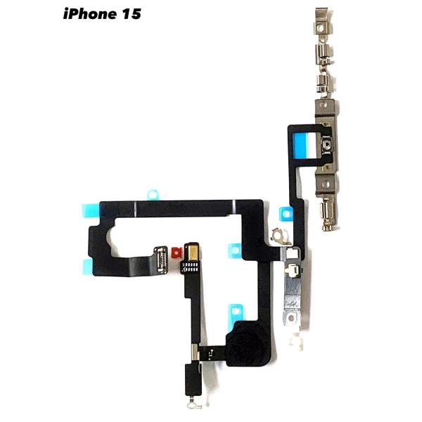 iPhone15 電源 スリープ ボタン ケーブル / iphone アイフォン 15 電源
