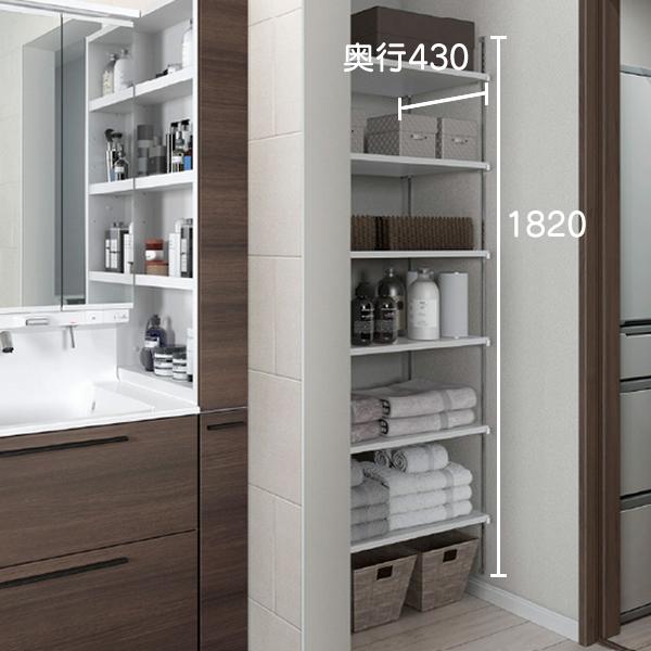 LIXIL（リクシル） ぴったり棚 洗面所プラン pittaridana_plan2 : 日曜