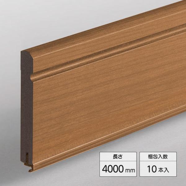 LIXIL フローリング材 LIXIL（リクシル） 幅木 クッション幅木 長さ4000mm 10本入 5009-MBJB