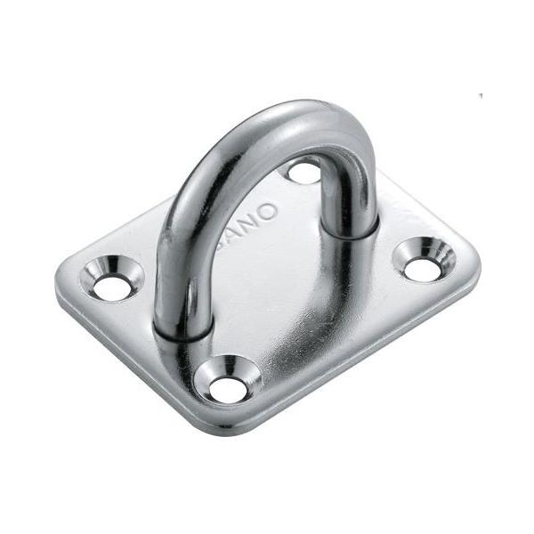 浅野金属工業ステンレス製　アイプレート８mmです。【在庫品】営業日の午前中にご注文いただいた場合は当日出荷が可能です。数量によっては、納期がかかる場合があります。