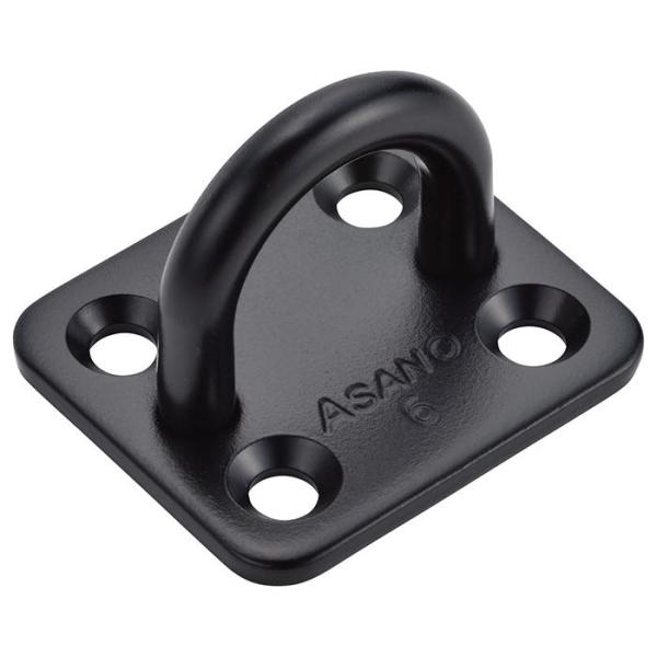 浅野金属　黒塗装　ブラックシリーズ塗装によって表面をマットブラックに仕上げました。光が反射しにくく、店舗やショーウインドウ、舞台装飾などに最適です。※材質:：本体＝SUS316※木ねじ付：4.1x25(黒塗装)