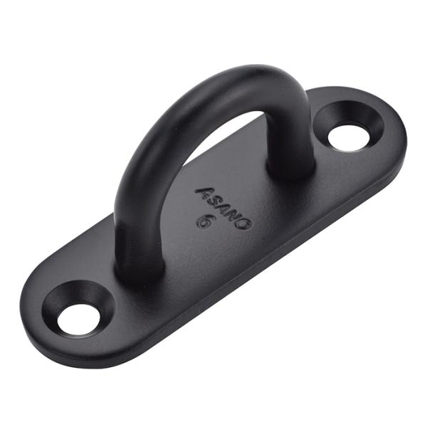 浅野金属　黒塗装　ブラックシリーズ塗装によって表面をマットブラックに仕上げました。光が反射しにくく、店舗やショーウインドウ、舞台装飾などに最適です。※材質:：本体＝SUS304※木ねじ付：5.1x32(黒塗装)