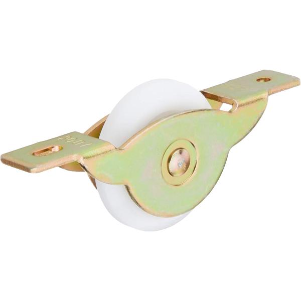 他サイト： ヨコヅナ　FDM-0339　普及品フラッター戸車 鉄枠 ジュラコン車　V型の商品画像