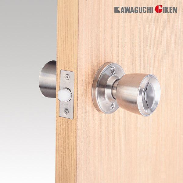 川口技研 GIKEN ハイスナイトラッチ錠 DC-6 ドアノブ 室内用 BS60mm 対応扉厚26mm〜42mm