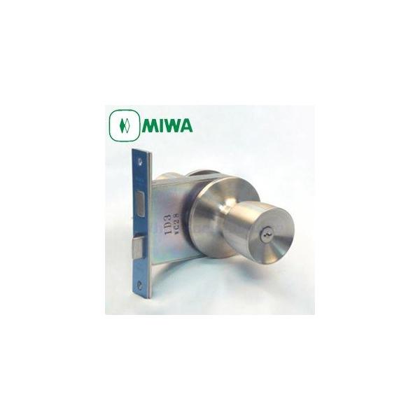 MIWA 美和ロック N-HMD1 HMD-1型 本締付モノロック錠 ドアノブ 交換 取替え 鍵付き  室外：シリンダー /室内：サムターン