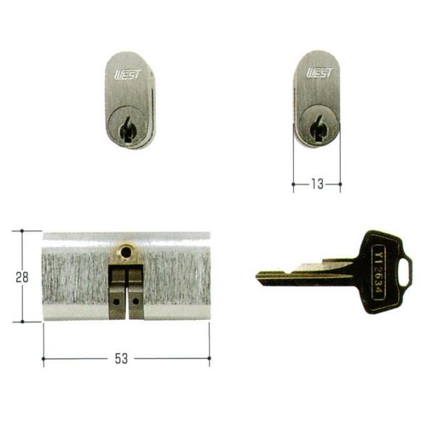 WEST EGXg 505p ЖʃV_[̂ L=53   ւ WCY-38  #1050/#1060  h hƑ΍