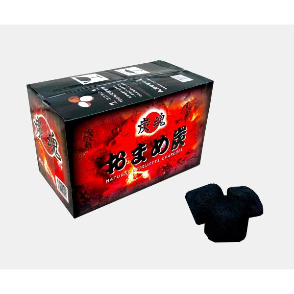 他サイト： 炭魂 おまめ炭 環境に配慮したココナッツ100％自然素材 BBQに最適 (3kg　(3kg入 1箱))の商品画像