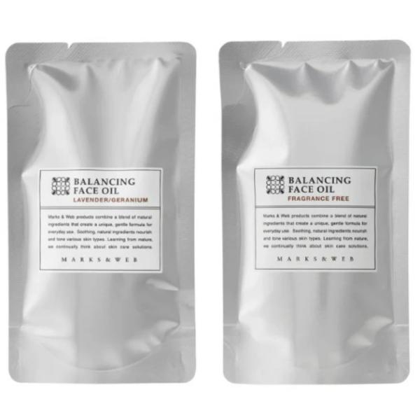メーカー マークスアンドウェブ商品名 バランシングフェイスオイル 詰替え レフィル (無香料 ラベンダー/ゼラニウム)25ml　2種類規格 25ml商品説明 化粧水をつける前のブースターとして、浸透性のよさにこだわった顔用の美容オイル。肌に...