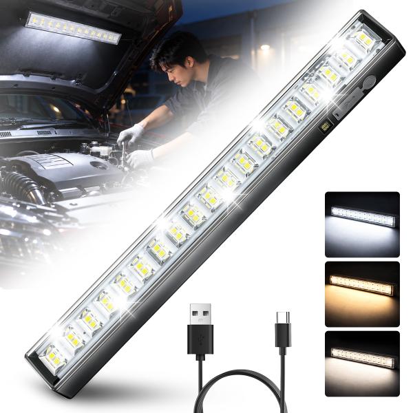 先着セール 26年発売 作業灯 ワークライト 充電式LED投光器 マグネット 12000mAh 三色調光調色 モバイルバッテリー Type-C充電 懐中電灯IP66防水 照明ガレージ