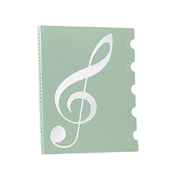 A4サイズの楽譜ファイルです。リング式のファイルなので180度見開きはもちろん折りたたんで使用することもできます。PP材質を使用している為、防水性、防汚性、耐久性があり長く使用できます。フィルムポケットではないのでファイルに入れたまま書き込...