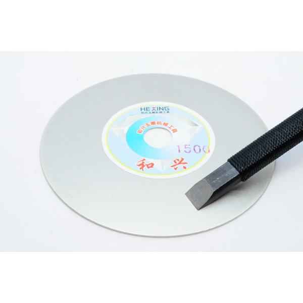 墨文字製作所　1500目ダイヤモンドディスク外径100ｍｍ　内径20ｍｍ軽量片面　刃物研磨　　砥石の修正、印材研磨などに