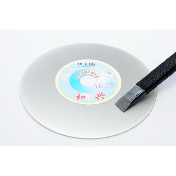 墨文字製作所　1000目ダイヤモンドディスク外径100ｍｍ　内径20ｍｍ軽量片面　刃物研磨　　砥石の修正、印材研磨などに